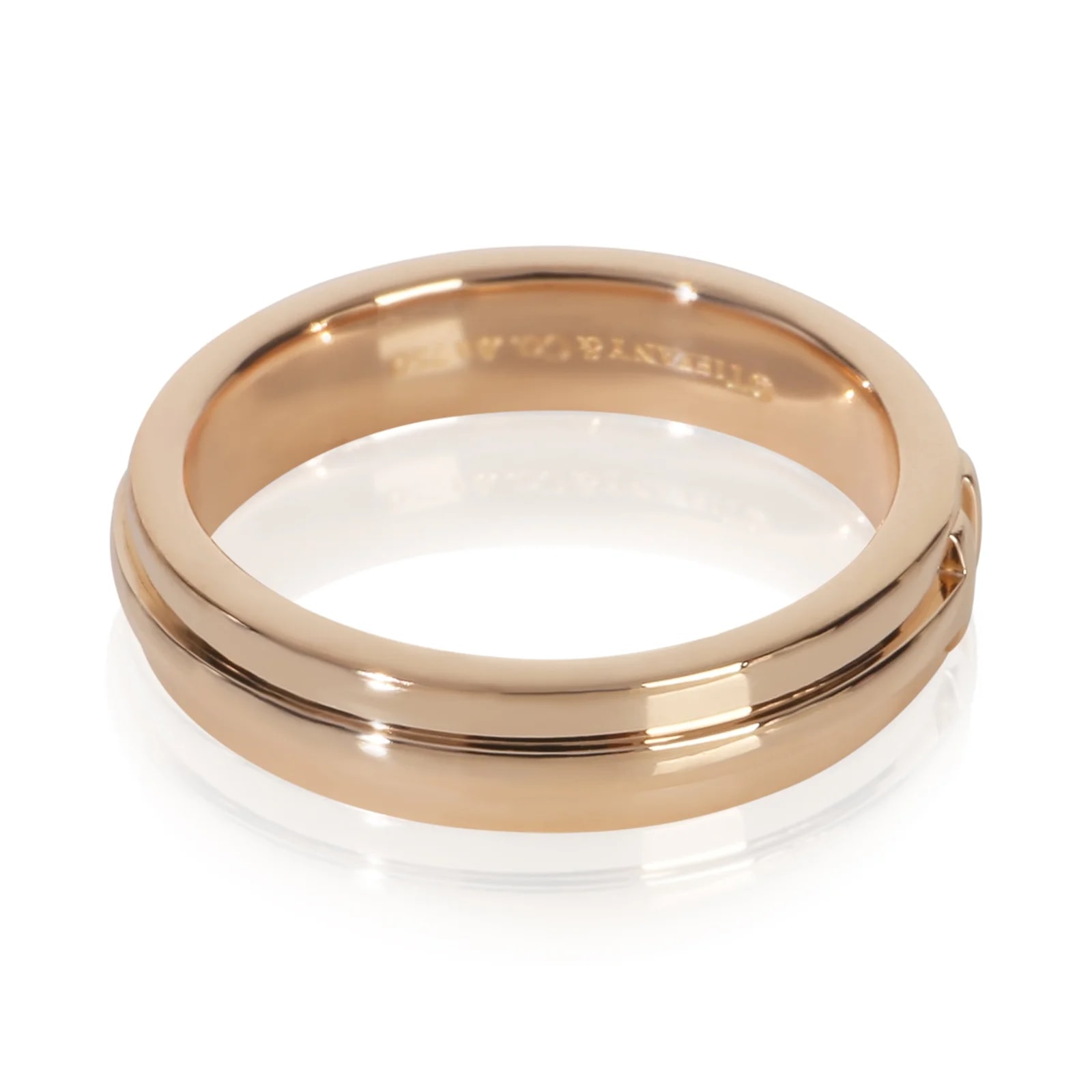 Tiffany & Co. Rose Gold T Narrow 18k 4