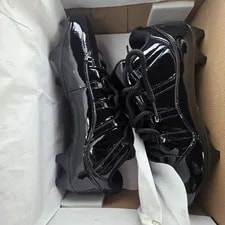 Size 12-Jordan 11 Low TD Football Cleats IQ8113-001 Unreleased ! 2