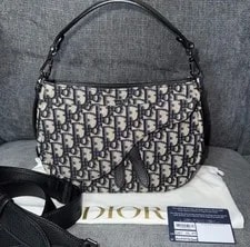 Dior — Dior Soft Saddle Mini Print — Handbag — resale