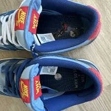 Nike SB Dunk Low Why So Sad? Size 9 Shoes Different Color Strings 2