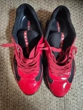 Prada Size 11 Low Top Lace Solid Pattern Athletic W/Box 2