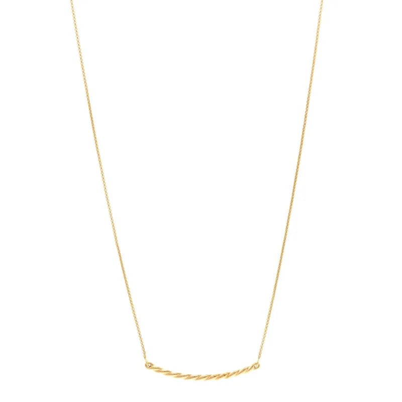 David Yurman — 18K Yellow Gold Petite Station — Jewelry — resale