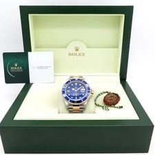 Rolex 16613LB Submariner 18K/SS With Blue Dial 2