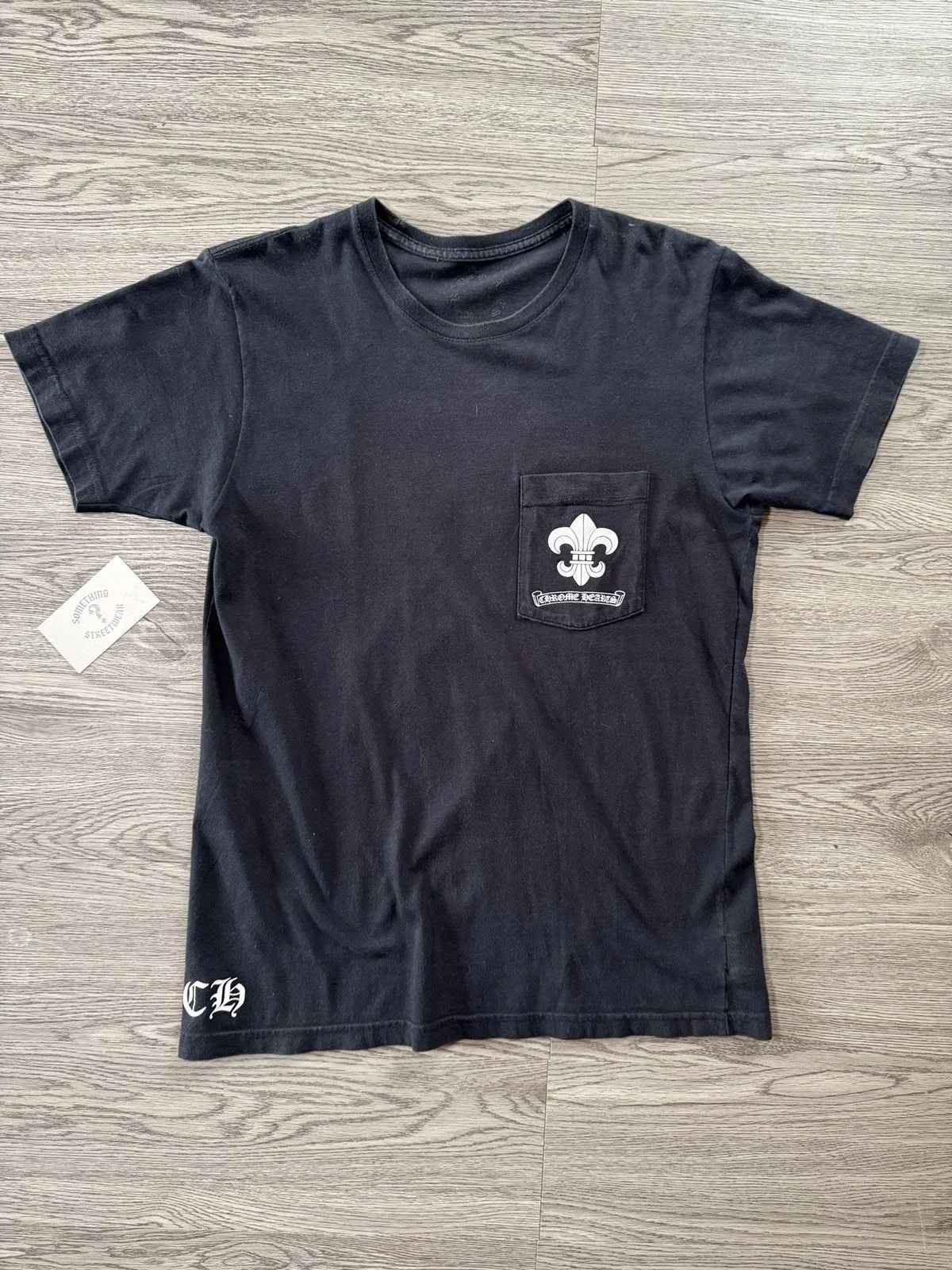 Chrome Hearts — Hearts Triple Fleur Scroll Logo Tee — streetwear — resale