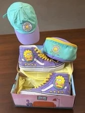 Vans — Vans X the Simpsons Sk8-Hi "Lisa Simpson for President" Bundle — Sneaker — resale