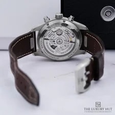 IWC Pilot’s Chronograph IW388103 - 2021, Full Set Stainless Steel 41mm Green ... 4