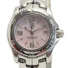Tag Heuer — TAG Heuer Link Date WT141F Pink Shell Quartz Working — Watch — resale