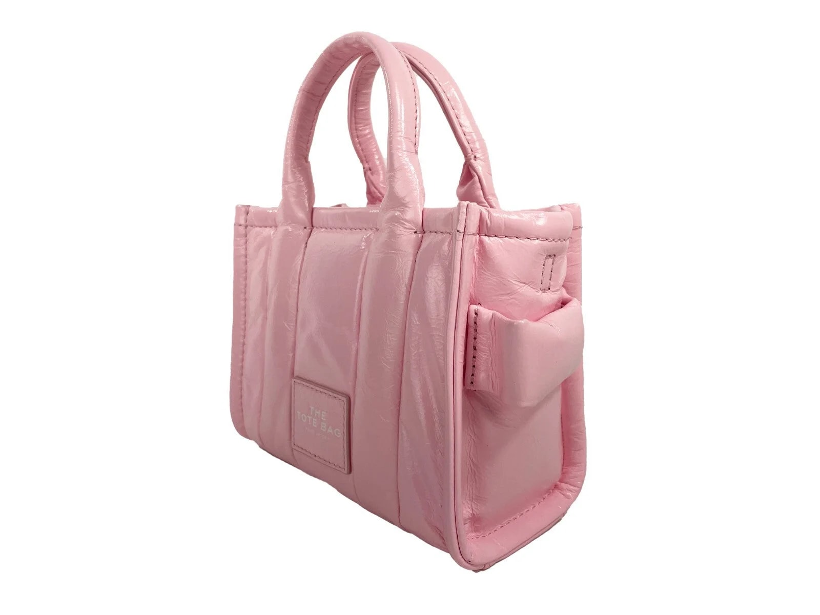 Marc Jacobs the Shiny Crinkle Micro Tote Crossbody 3