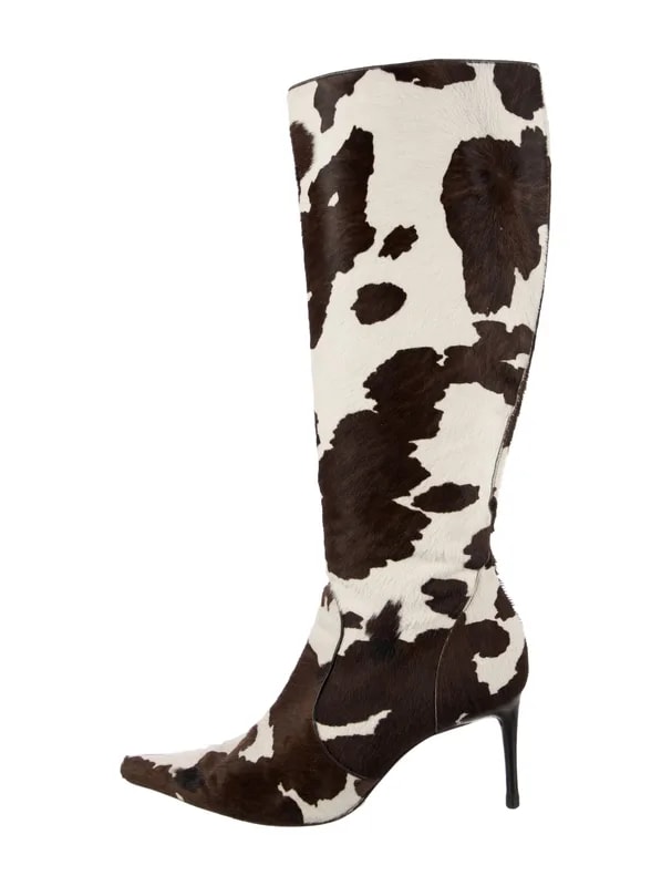 Dolce & Gabbana — Ponyhair Printed — Designer Shoe — resale