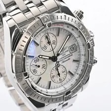 Breitling Chronomat Evolution A1335611 White Shell Stainless 4