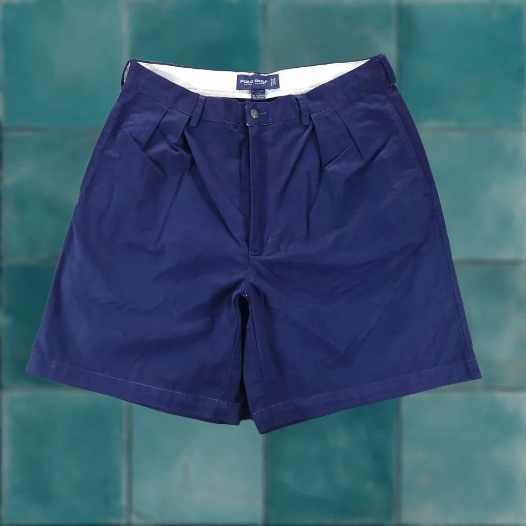 Ralph Lauren — Polo Golf Ralph Lauren Shorts 36 Classic Pleated Chino 8" Golf Summer — streetwear — resale