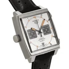 TAG Heuer Monaco Chronograph Caliber 11 CAW211C.FC6241 Silver / Grey Dial #W1958 3