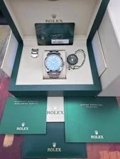 2021 Rolex Milgauss Z Blue Dial 40mm 116400GV Discontinued Complete Set 2