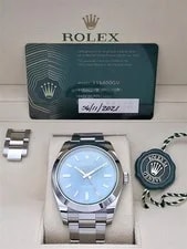 2021 Rolex Milgauss Z Blue Dial 40mm 116400GV Discontinued Complete Set 3