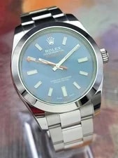 2021 Rolex Milgauss Z Blue Dial 40mm 116400GV Discontinued Complete Set 4