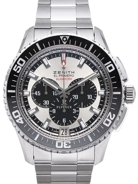 Worldofluxuryus — Zenith El Primero Stratos Flyback Chronograph Stainless Steel — Watch — resale