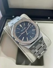 Audemars Piguet Royal Oak 41mm Blue Dial 15400ST.OO.1220ST.03 Box & Papers 2