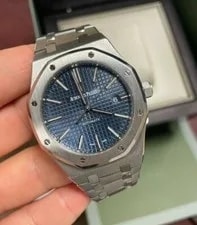 Audemars Piguet Royal Oak 41mm Blue Dial 15400ST.OO.1220ST.03 Box & Papers 4