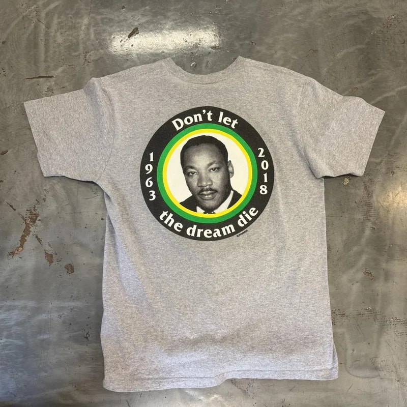 Supreme — Supreme Dream Tee Martin Luther King — streetwear — resale