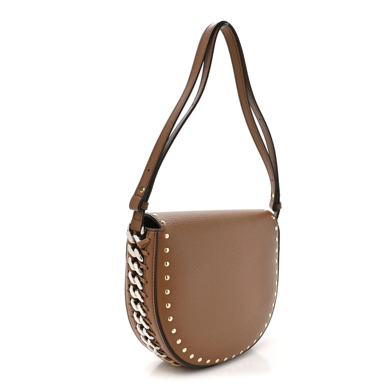 Eco Grainy Alter Mat Studded Frayme Flap Pecan 2