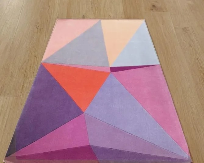 Paul Smith Geometric Shape Split Rug Pastels 2