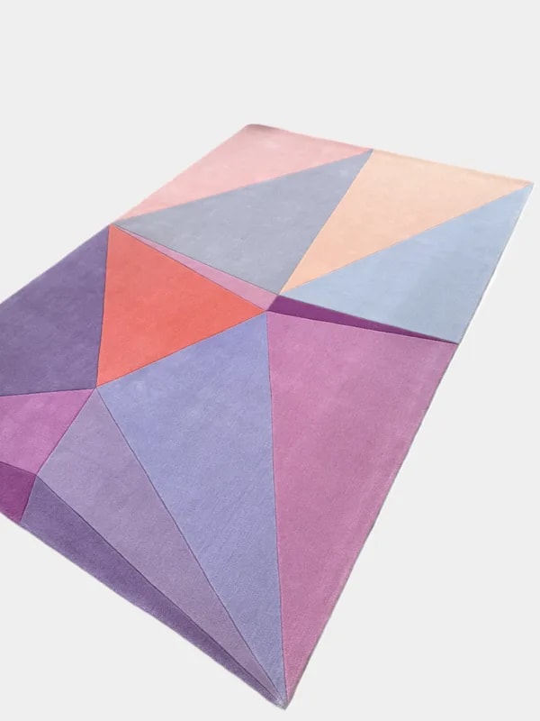 Paul Smith Geometric Shape Split Rug Pastels 3
