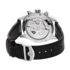 IWC Pilot's Chrono Day Date Steel Auto 41mm Black Dial Strap IW3881-11 4