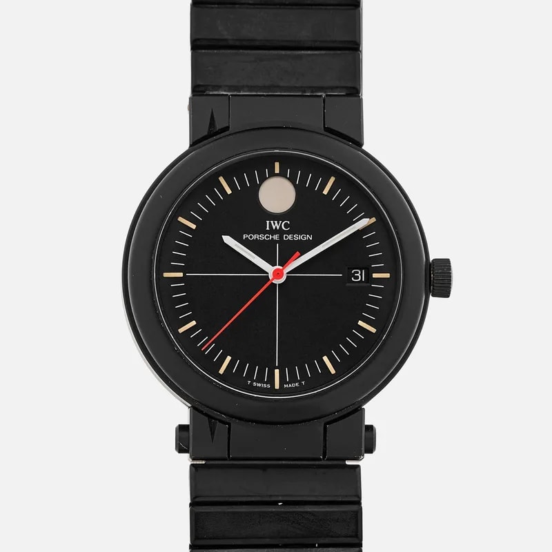IWC Schaffhausen — 1980s Porsche Design By IWC Compass With Moon Phase — Watch — resale