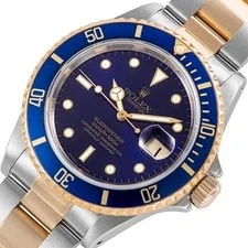 Rolex Submarina Date 16613 W Violet Stainless Steel/YG With Box 3