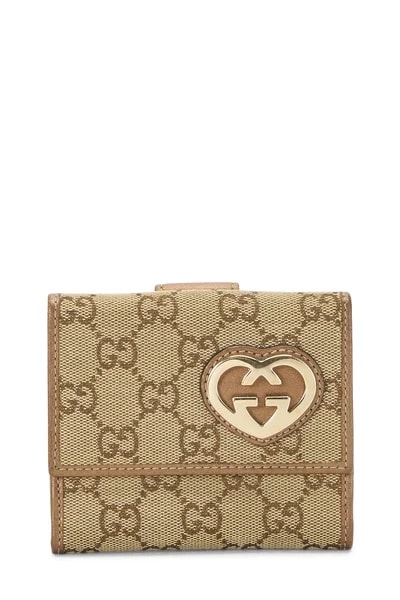 Gucci — Original GG Lurex Lovely Heart Continental Wallet — Accessory — resale