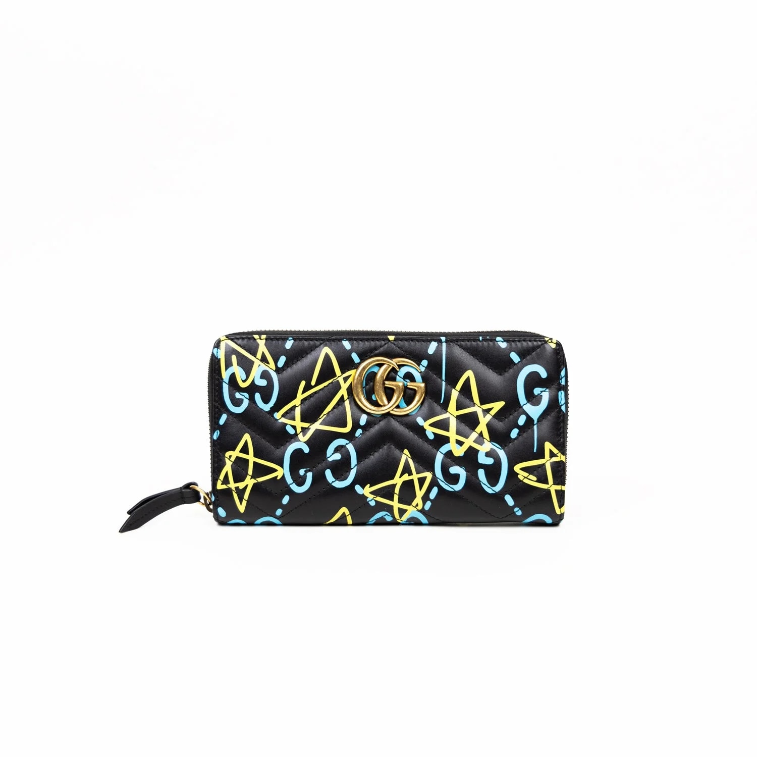 Gucci — Gucci GG Marmont Ghost Zip Around Wallet — Accessory — resale