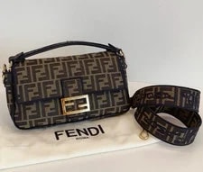 Fendi — Fendi Baguette MM Top Handle Crossbody Classic — Handbag — resale