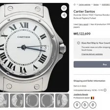 Cartier Santos Long Steel Automatic LM Large 3