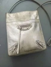 Balenciaga — Balenciaga Paper City Metallic — Handbag — resale