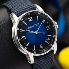 Audemars Piguet — Audemars Piguet Code 11.59 White Gold, Blue Lacquered Dial 15210BC — Watch — resale
