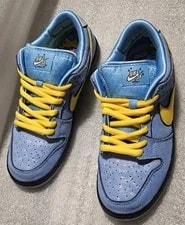 Nike SB Dunk Low Pro QS X the Powerpuff Bubbles Sz 7 Buttercup Blossom 4