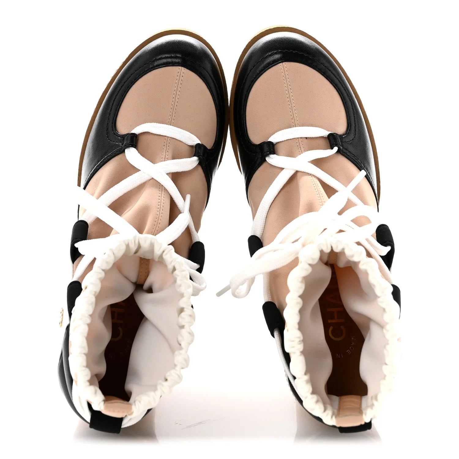 Fabric Runway Wedge Short Platform 35.5 2
