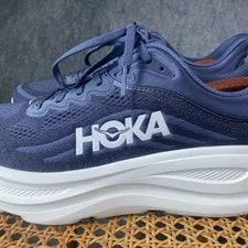 Hoka Bondi 9 Running 12 EE Wide Dark Shoes Gym Run Excellent 2