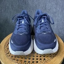Hoka Bondi 9 Running 12 EE Wide Dark Shoes Gym Run Excellent 4