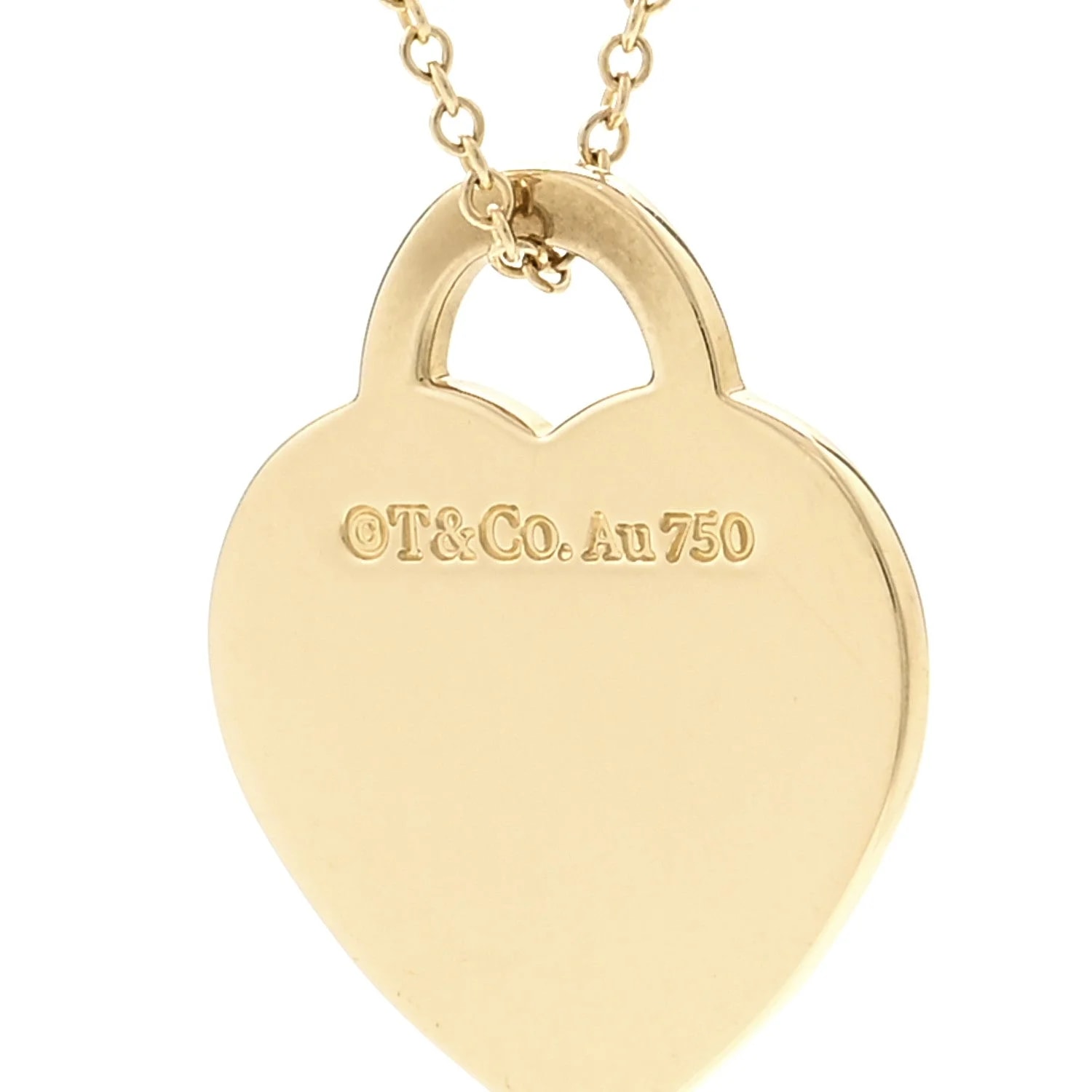 18K Yellow Gold Return To Tiffany Heart Tag 4