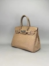 Hermes Birkin 30 Mousses Palladium Hardware Preowned Square O 2