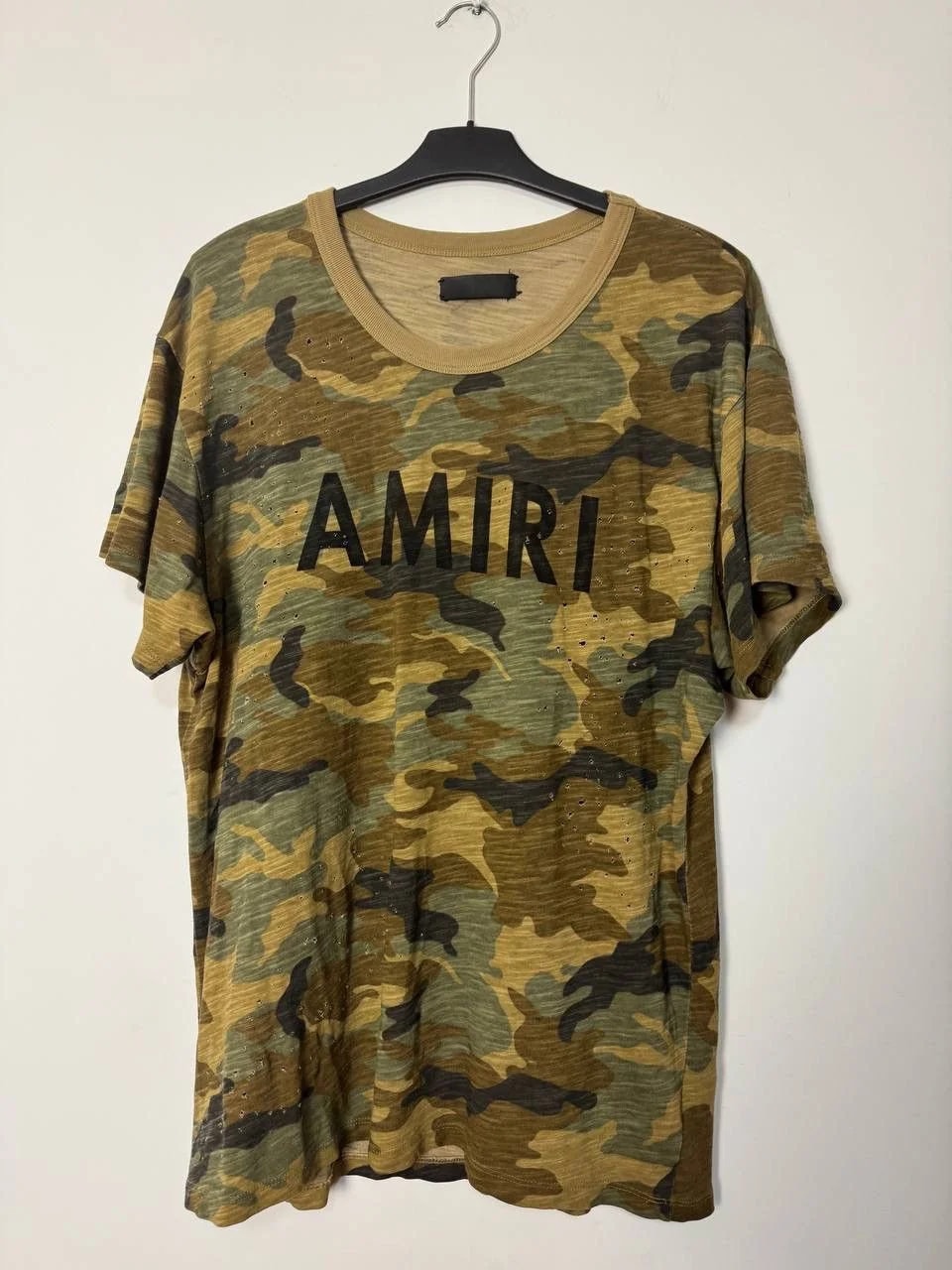 Amiri — Amiri Camo Shotgun Oversized Tee — streetwear — resale