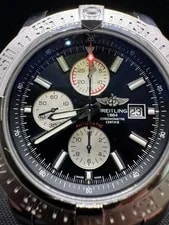 Breitling Super Avenger II Date Chronograph Automatic A1337111 Black/White Dial 3