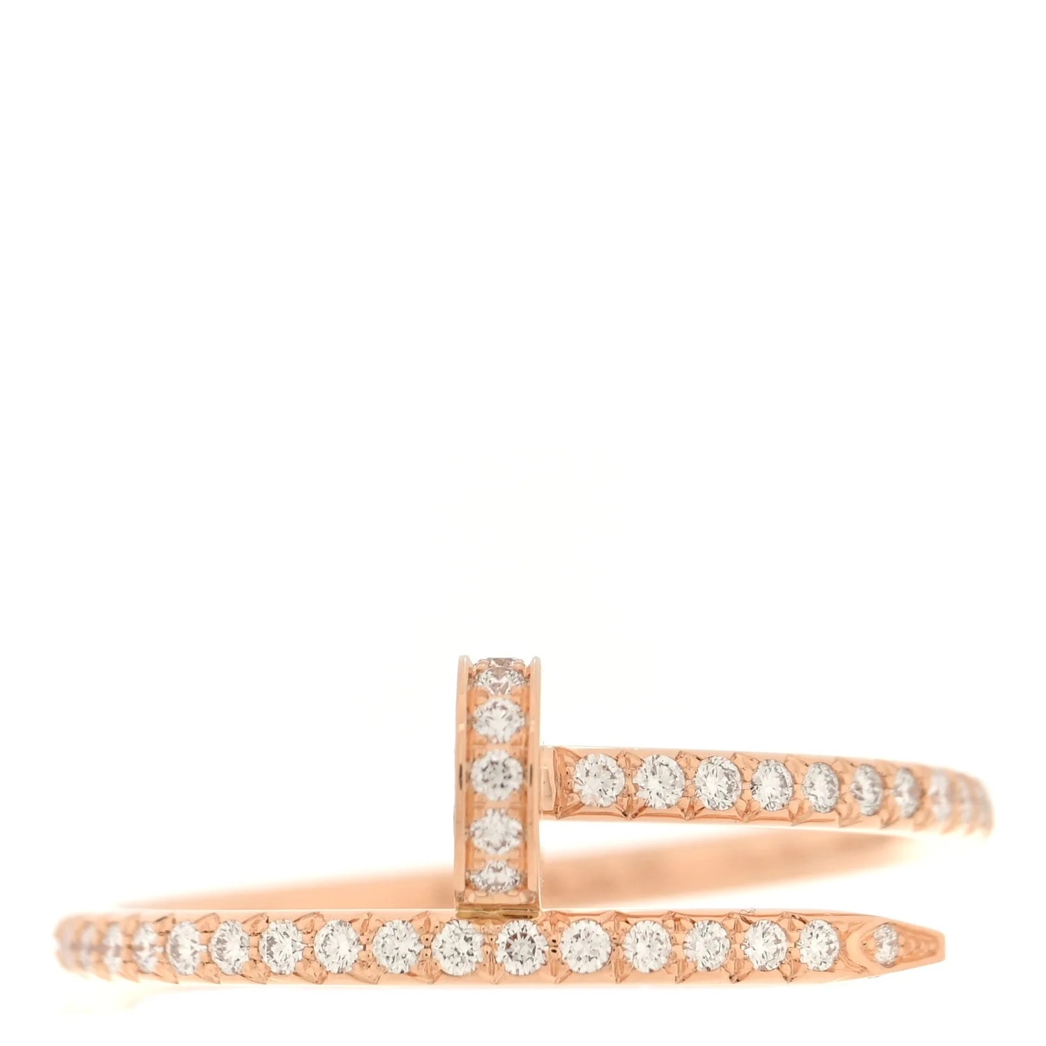 Cartier — 18K Juste Un Clou Paved 59 8.75 — Jewelry — resale