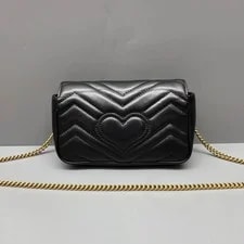 Gucci Chevron GG Marmont Chain Flap Mini (ws070426a4r) 3