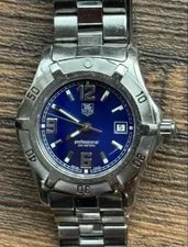Tag Heuer — Tag Heuer WD1414 Professional Blue Dial Quartz Collectors — Watch — resale