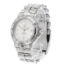 TAG Heuer — TAG Heuer 6000 Series WH5111-K1 38mm SS Silver Dial Automatic Date #C759 — Watch — resale