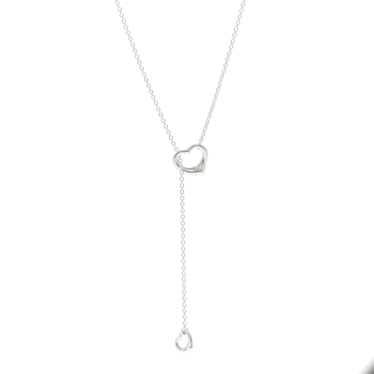 Tiffany & Co. — Elsa Peretti Open Heart Lariat — Jewelry — resale