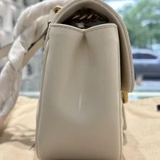 Gucci GG Marmont Double G Logo Magnetic Snap Quilted - Very Good #L9U6R0 3