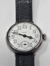 Gruen — Gruen WW1 Sterling Cased Trench . Specialties Co Rolex Aegler — Watch — resale